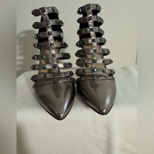 Women’s Mix No. 6 Daniela Pumps Gray Metallic Size 6 1/5